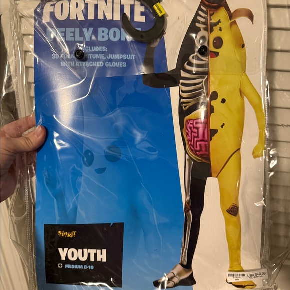 Spirit Yellow and Black Peely Costume - Picture 3 of 4